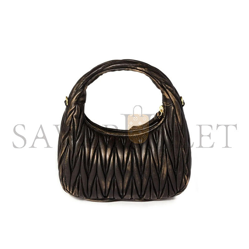 MIU MIU WANDER MATTRESSE SMALL SHOULDER BAG 5BC125 (20*17*6cm)